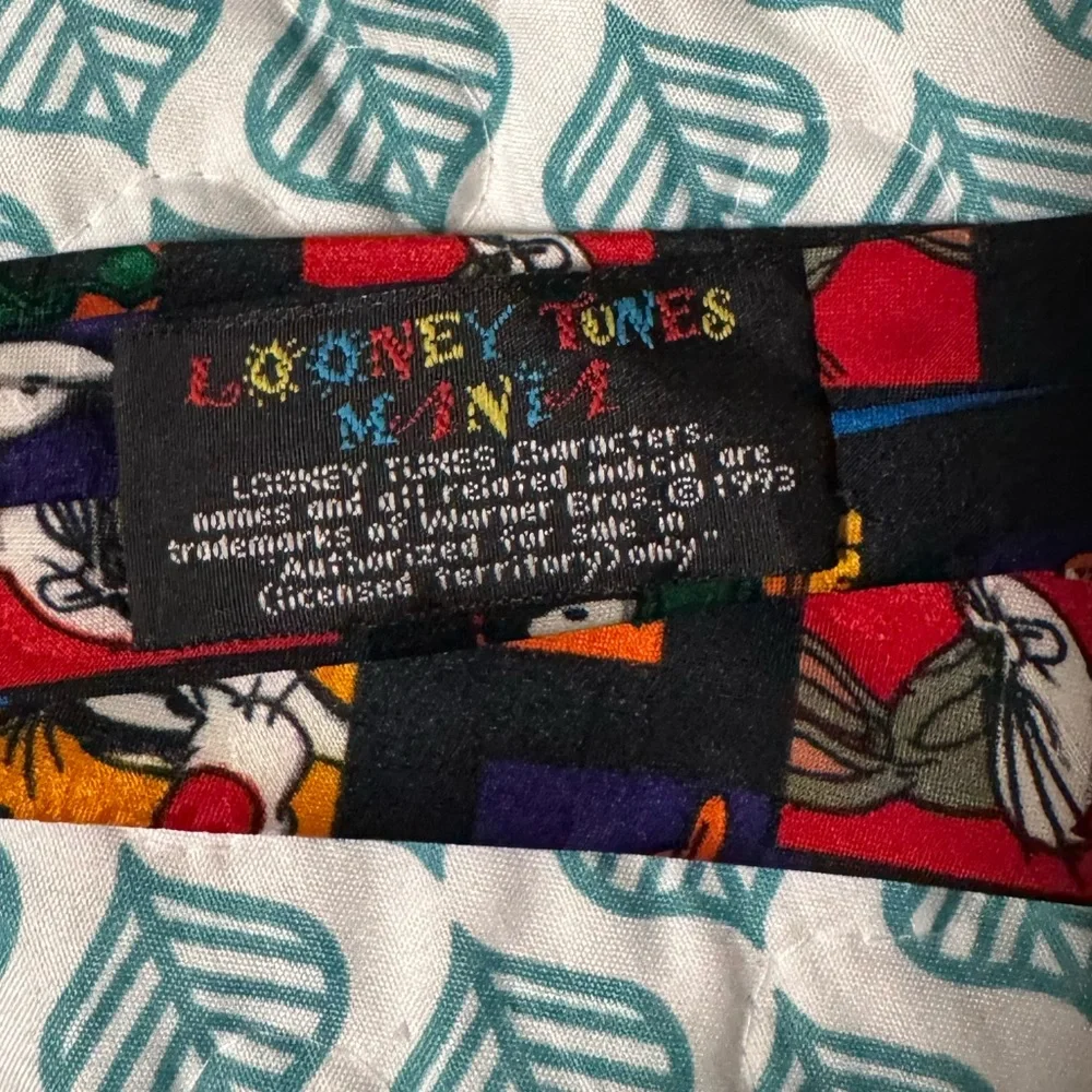 Kids Vintage Warner Bros. Multicolor Looney Tunes Tie